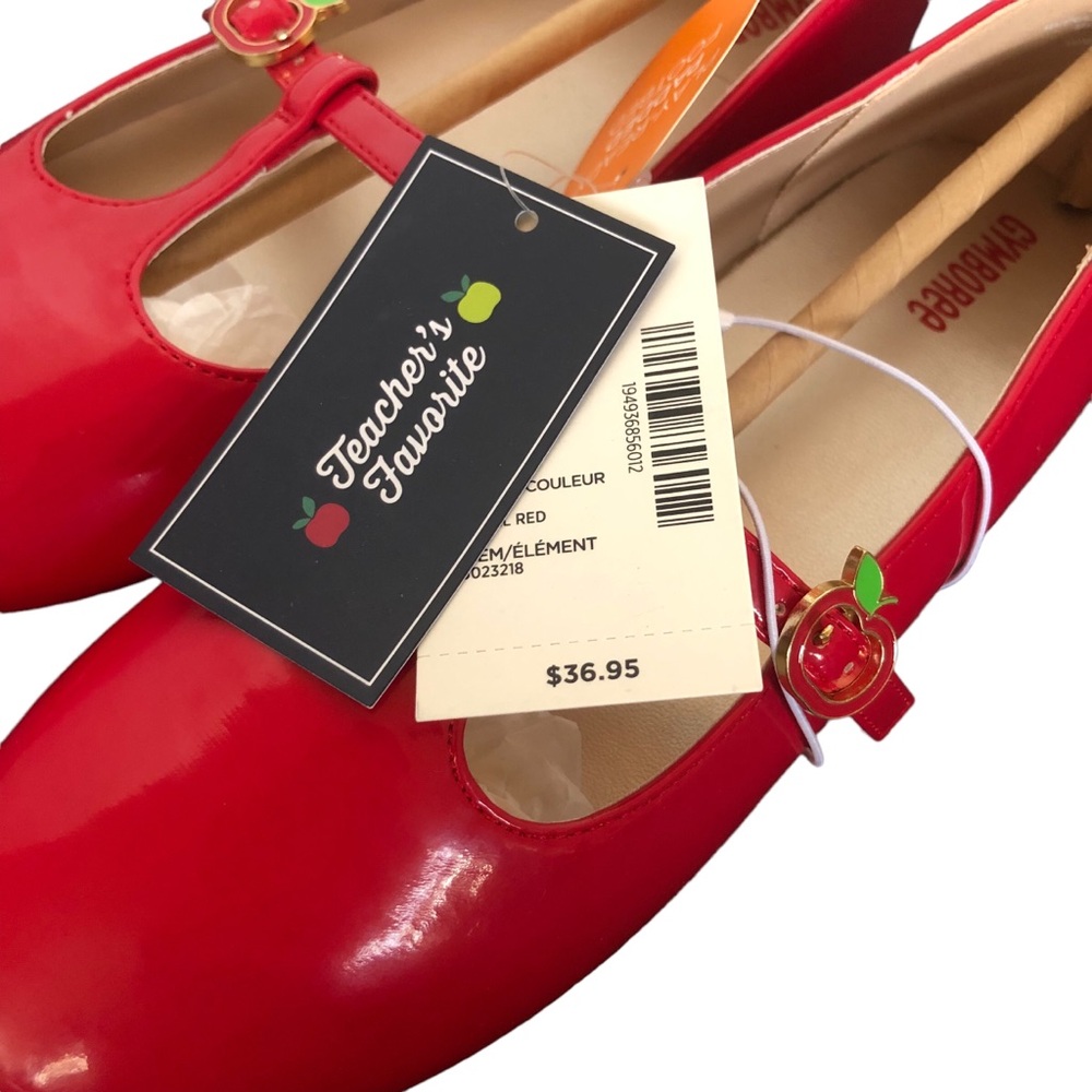 Gymboree Red Apple T-strap Mary Janes size 3 - Picture 7 of 15